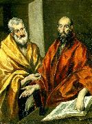 El Greco, apostlarna petrus och paulus